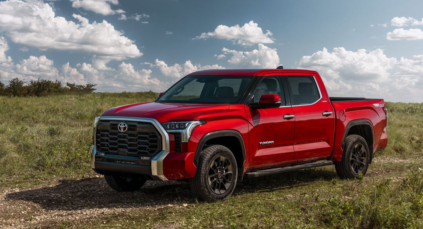 Red 2022 Toyota Tundra Limited